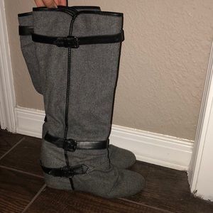 Wedge winter boots